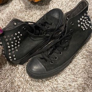 Black Studded Converse